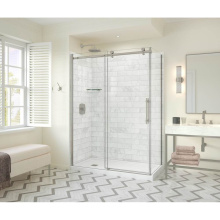 Maax 107546-900-305-000 - Odyssey SC 60'' x 32'' x 78'' 8mm Sliding Shower Door for Corner Ins