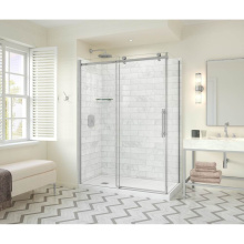 Maax 107546-900-084-000 - Odyssey SC 60'' x 32'' x 78'' 8mm Sliding Shower Door for Corner Ins