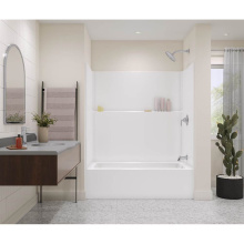 Maax 107164-000-002-501 - Icon TS6032X AFR AcrylX™ Alcove Left Hand Drain One-Piece Tub Shower in White