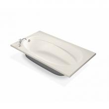 Maax 100106-000-007 - Talisman 71.375 in. x 42 in. Drop-in Bathtub with End Drain in Biscuit