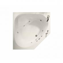 Maax 100875-003-007 - Tandem 54.125 in. x 54.125 in. Corner Bathtub with Whirlpool System Without tiling flange, Center