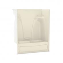 Maax 141014-L-000-004 - ACTS 60 in. x 33.25 in. x 75 in. 1-piece Tub Shower with Left Drain in Bone