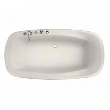 Maax 101317-004-007 - Eterne 7236 Acrylic Drop-in Center Drain Hydromax Bathtub in Biscuit