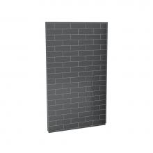 Maax 103411-301-019 - Utile 48 in. x 1.125 in. x 80 in. Direct to Stud Back Wall in Thunder Grey