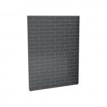 Maax 103412-301-019 - Utile 60 in. x 1.125 in. x 80 in. Direct to Stud Back Wall in Thunder Grey