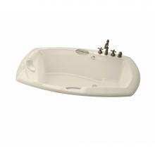 Maax 105312-004-004 - Release 66 in. x 36 in. Drop-in Bathtub with Hydromax System Center Drain in Bone