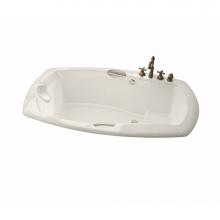 Maax 105314-094-007 - Release 72 in. x 42 in. Drop-in Bathtub with Combined Hydromax/Aerofeel System Center Drain in Bis