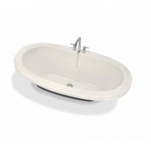 Maax 105515-003-007 - Serenade 66 in. x 36 in. Drop-in Bathtub with Whirlpool System Center Drain in Biscuit