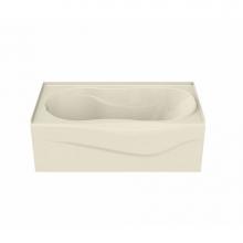 Maax 105726-L-108-004 - Murmur A 59.875 in. x 33.375 in. Alcove Bathtub with Aerosens System Left Drain in Bone