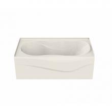 Maax 105726-L-108-007 - Murmur A 59.875 in. x 33.375 in. Alcove Bathtub with Aerosens System Left Drain in Biscuit