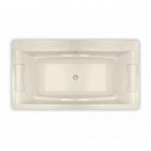 Maax 105743-056-004 - Optik C 66 in. x 36 in. Drop-in Bathtub with Combined Hydrofeel/Aerofeel System Center Drain in Bo