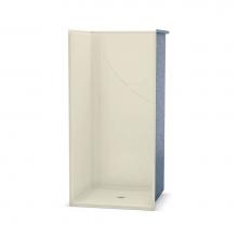 Maax 106027-000-004 - OPS-3636 - Base Model 36 in. x 36 in. x 76.625 in. 1-piece Shower with No Seat, Center Drain in Bo