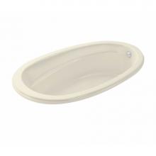 Maax 106169-097-004 - Talma 7242 Acrylic Drop-in End Drain Combined Whirlpool & Aeroeffect Bathtub in Bone