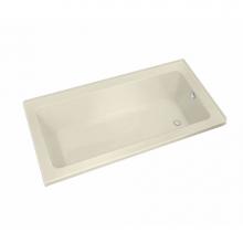 Maax 106206-L-097-004 - Pose 6632 IF Acrylic Corner Right Left-Hand Drain Combined Whirlpool & Aeroeffect Bathtub in B
