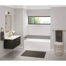 Maax 106394-L-000-001 - Bosca IFS 59.75 in. x 30 in. Alcove Bathtub with Left Drain in White