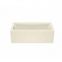 Maax 106394-L-000-004 - Bosca IFS 59.75 in. x 30 in. Alcove Bathtub with Left Drain in Bone