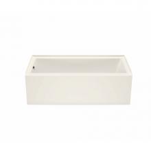 Maax 106394-L-000-007 - Bosca IFS 59.75 in. x 30 in. Alcove Bathtub with Left Drain in Biscuit