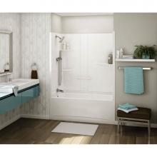Maax 107001-SR-000-001 - ALLIA TS-6032 Acrylic Alcove Right-Hand Drain Two-Piece Tub Shower in White