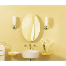 Maax 126549-801-001-000 - Element SVD2436 24 in. x 4.5 in. x 36 in. Single View Beveled Edge Medicine Cabinet in White