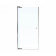 Maax 136448-900-105-000 - Kleara 1-panel 29.5-31.5 in. x 69 in. Pivot Alcove Shower Door with Clear Glass in Nickel