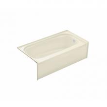 Maax 145008-L-003-004 - TOF-3060 59.75 in. x 29.875 in. Alcove Bathtub with Whirlpool System Left Drain in Bone