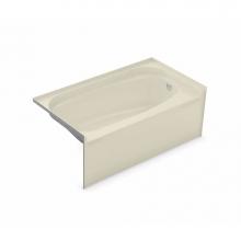 Maax 145014-L-003-004 - TOF-3260 59.75 in. x 33 in. Alcove Bathtub with Whirlpool System Left Drain in Bone