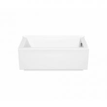 Maax 410010-L-000-001 - ModulR Corner right (without armrests) 59.625 in. x 31.875 in. Corner Bathtub with Left Drain in W