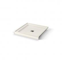 Maax 420000-541-007 - B3 Base 3636 Square Drain Stabili-T, Alcove Biscuit