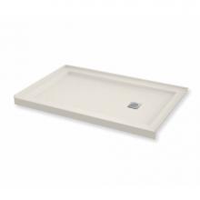 Maax 420006-L-501-007 - B3 Base 6036 Square Drain Alcove Installation Biscuit