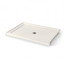 Maax 420036-541-007 - B3 Base 6042 Square Drain Stabili-T, Alcove Biscuit