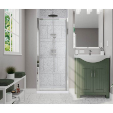 Maax 136625-900-084-000 - Pivolok 23-24.75 x 64.5 in. Pivot Shower Door for Alcove Installation with Clear glass in Chrome