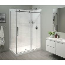 Maax 134951-900-084-000 - Halo Pro 60 x 32 x 78 3/4 in Sliding Shower Door for Corner Installation with Clear glass in Chrom