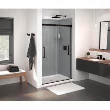 Maax 138761-900-173-000 - Inverto 43-47 x 70 1/2-74 in. 8mm Sliding Shower Door for Alcove Installation with Clear glass in