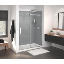 Maax 138762-900-084-000 - Inverto 56-59 x 70 1/2-74 in. 8mm Sliding Shower Door for Alcove Installation with Clear glass in