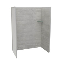 Maax 107463-304-516-000 - Utile 6032 Composite Direct-to-Stud Three-Piece Alcove Shower Wall Kit in Factory Rough Vapor