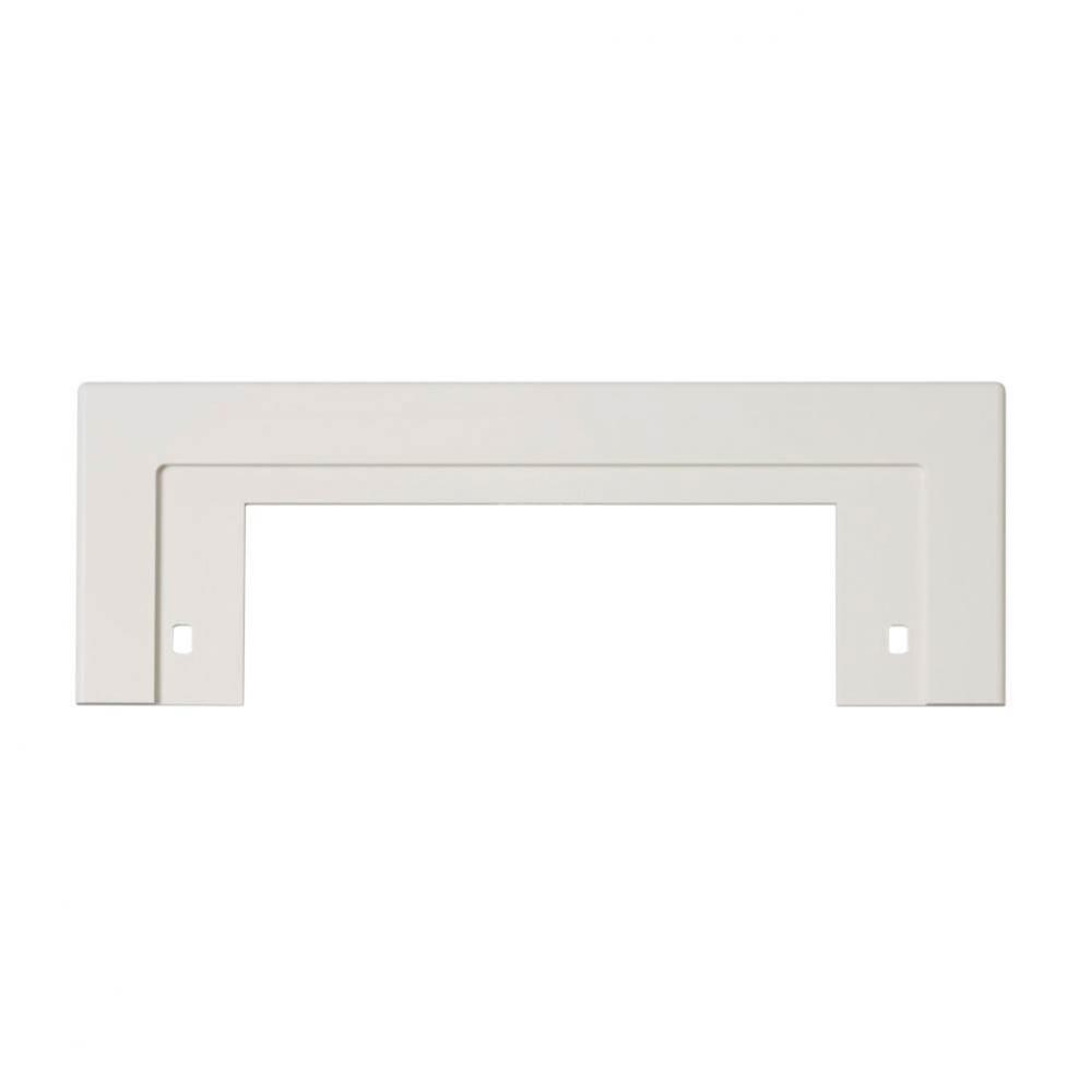 Trim Plate for CanSweep&#xae; Automatic Inlet for Central Vacs, 10-9/16 x 4h (adjustable), in Whit