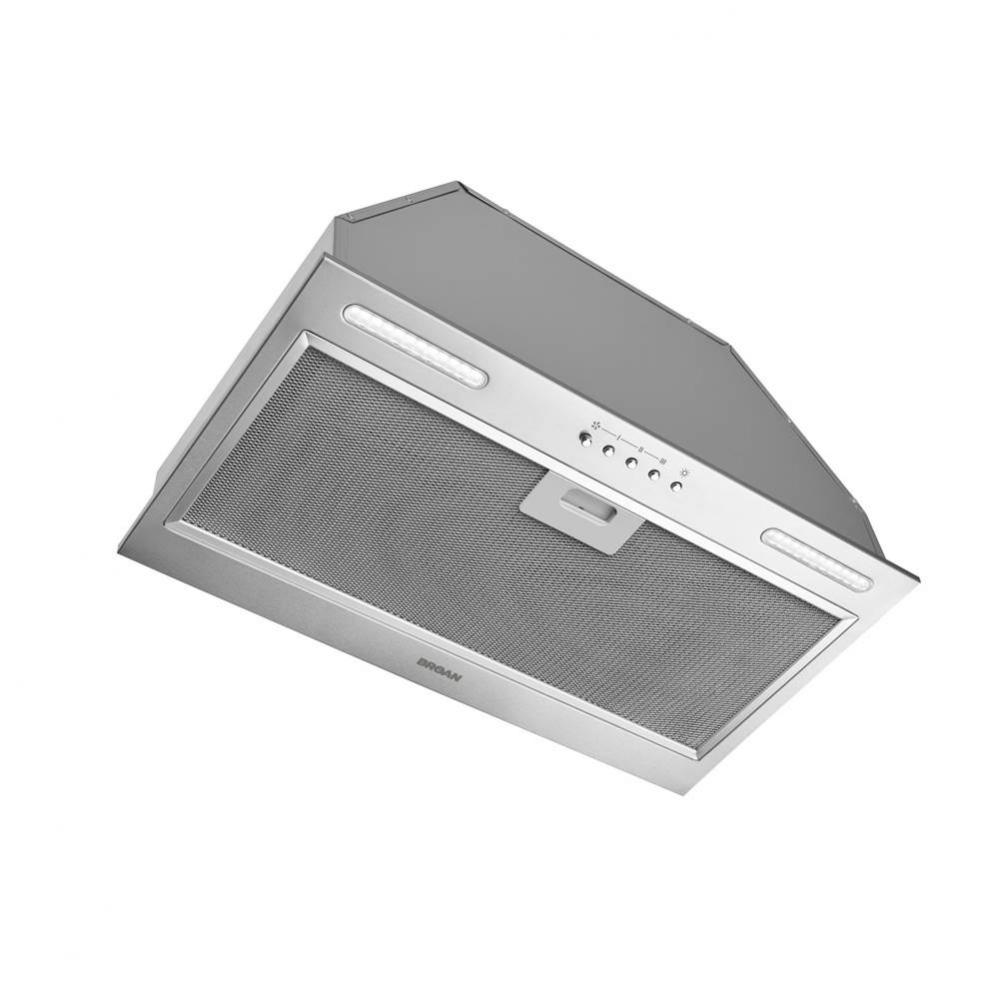 20.5-Inch Custom Range Hood Power Pack, 440 Max Blower CFM, Stainless Steel