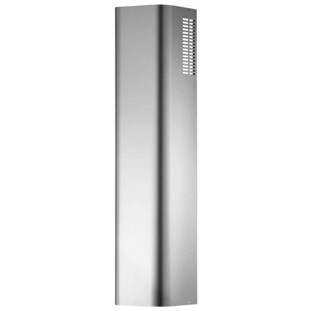 Non-ducted Flue Extension for 9&apos;&apos; to 10&apos;&apos; ceilings — Stainless Steel