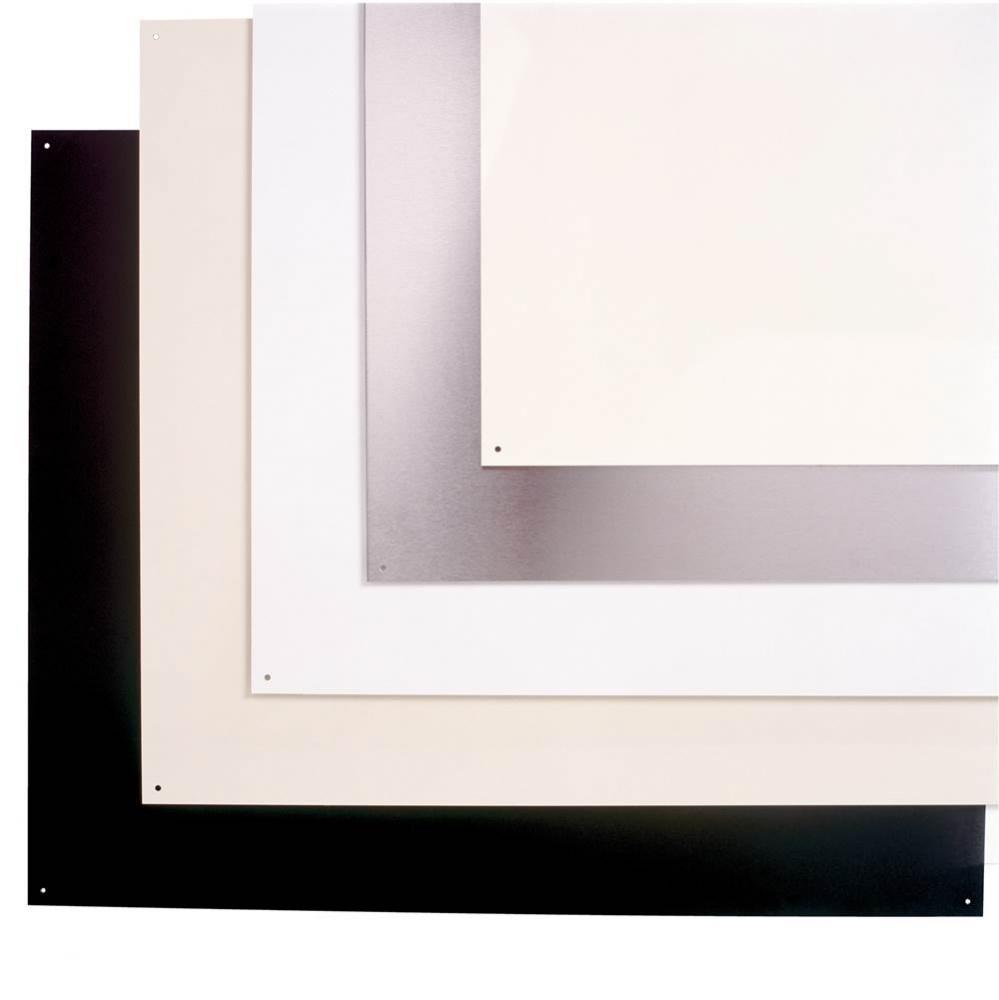30 in. x 24 in. Splash Plate for Range Hood in Almond and White
