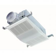 Broan Nutone 668RP - NuTone® 70 CFM Ventilation Fan with Light, White Polymeric Lens and Grille, 4.0 Sones