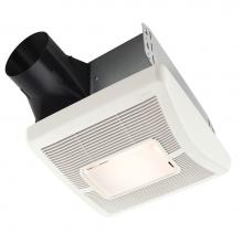 Broan Nutone A70L - Flex Series 70 CFM Ceiling Roomside Installation Bathroom Exhaust Fan with Light