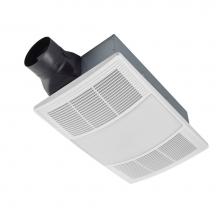 Broan Nutone BHFLED110 - Broan PowerHeat 110 cfm 2.0 Sones Heater Exhaust Fan with CCT LED Lighting