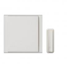 Broan Nutone BKL340KWH - Builder Kit, Line Voltage Chime with Kinetic Wireless White Pushbutton