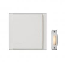 Broan Nutone BKL340LWH - Builder Kit, Line Voltage Chime with Lighted White Rectangular Pushbutton