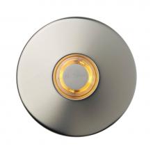 Broan Nutone PB41LSNL - LED Lighted Round Stucco Pushbutton, 2-1/2'' Satin Nickel