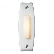 Broan Nutone PB7LWHL - LED Lighted Rectangular Pushbutton, 1w x 2-7/8h x 3/4d in White