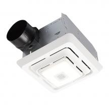 Broan Nutone SPK80L - Bluetooth® Speaker Bath Exhaust Ventilation Fan w/ LED Light, 80 CFM