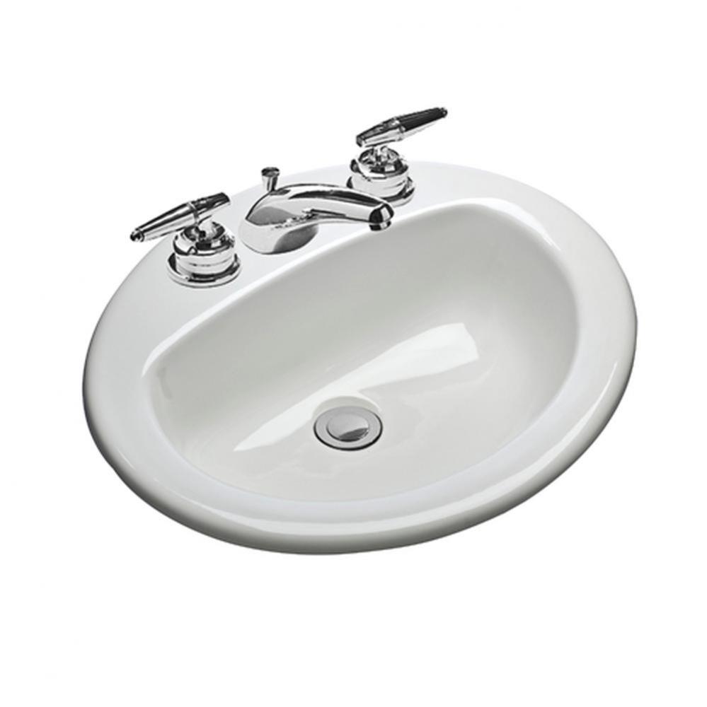 LAV 237 8&apos;&apos; WHT MS OVAL 20X17