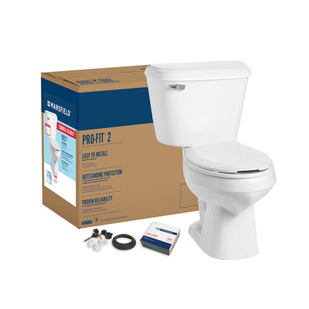 Pro-Fit 2 1.6 Elongated Complete Toilet Kit