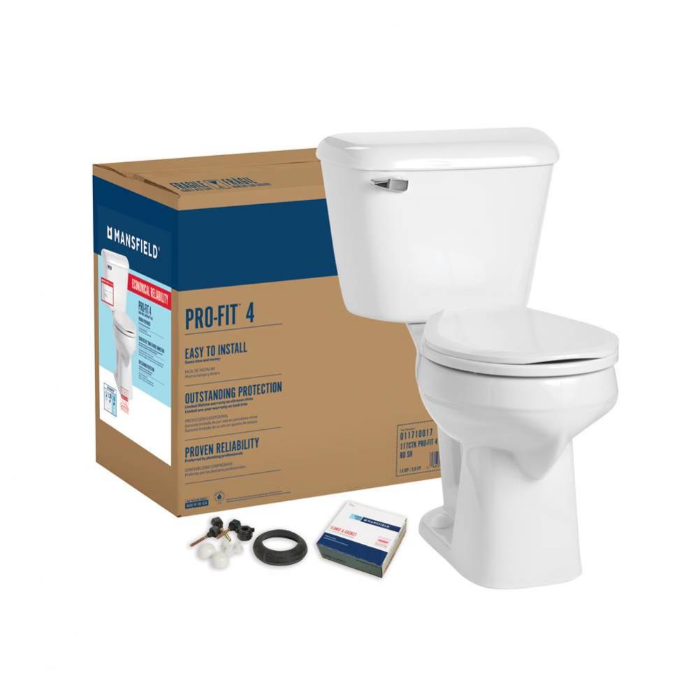 Pro-Fit 4 1.6 Round SmartHeight Complete Toilet Kit